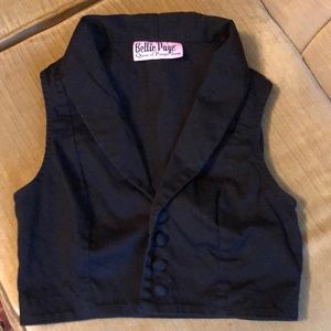 Bettie Page Tuscon crop top - S